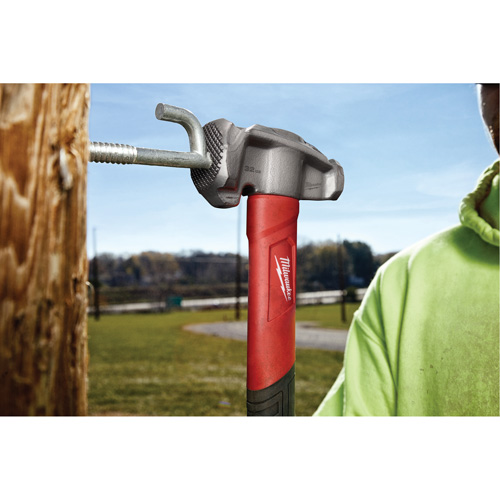 4-in-1 Lineman's Hammer, 32 oz., Fibreglass Handle, 15" L Moffatt Supply & Specialties
