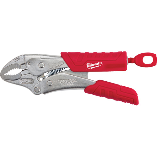 Torque Lock Locking Pliers with Grip, 5" Length, Curved Jaw Moffatt Supply & Specialties