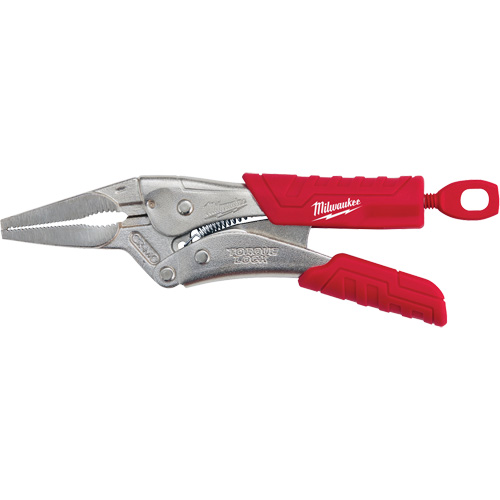 Torque Lock Locking Pliers with Grip, 6" Length, Long Nose Moffatt Supply & Specialties