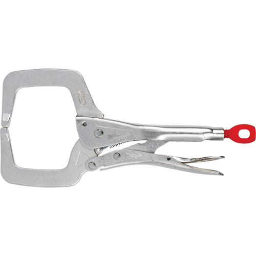 Torque Lock Locking Pliers with Regular Jaws, 11" Length, C-Clamp Moffatt Supply & Specialties