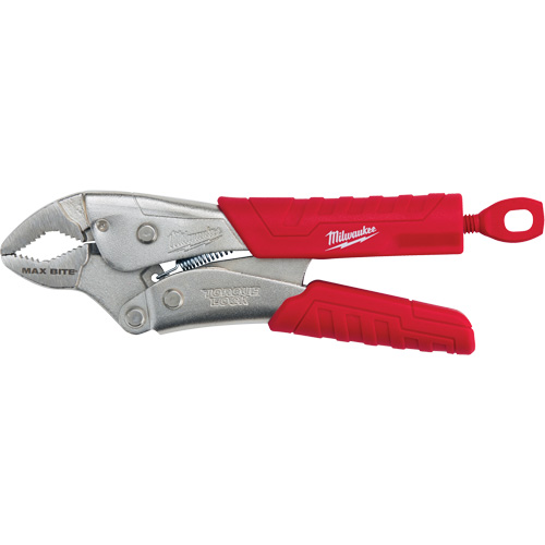 Torque Lock MaxBite Locking Pliers, 7" Length, Curved Jaw Moffatt Supply & Specialties