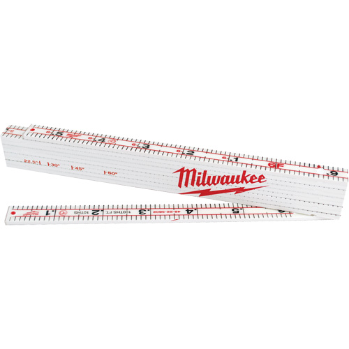 Engineer's Folding Rule, 78" L, Composite, 1/100" Graduations Moffatt Supply & Specialties