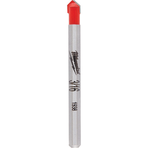 Glass & Tile Bit, 3/16", Carbide Moffatt Supply & Specialties