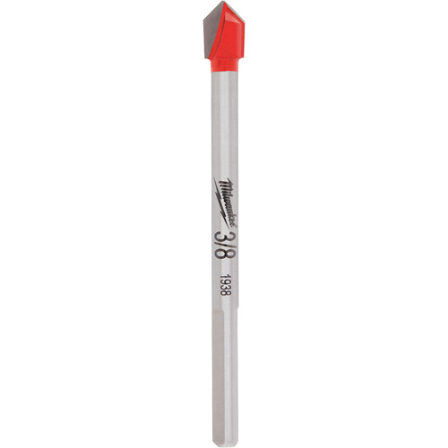 Glass & Tile Bit, 3/8", Carbide Moffatt Supply & Specialties
