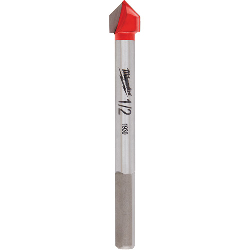 Glass & Tile Bit, 1/2", Carbide Moffatt Supply & Specialties