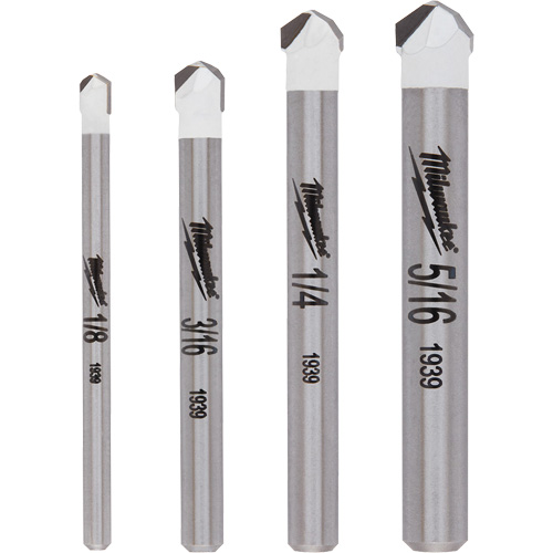 Natural Stone Bit Set, 4 Pieces, Carbide Moffatt Supply & Specialties