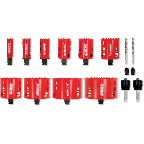 Ensemble de scie-cloche bim&eacute;tallique pour &eacute;lectricien, 16 morceaux Moffatt Supply & Specialties