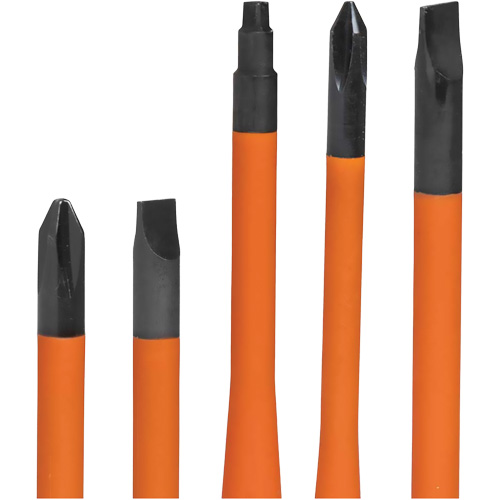 Slim-Tip Insulated Screwdriver Set, 1000 V, 6 Pcs Moffatt Supply & Specialties