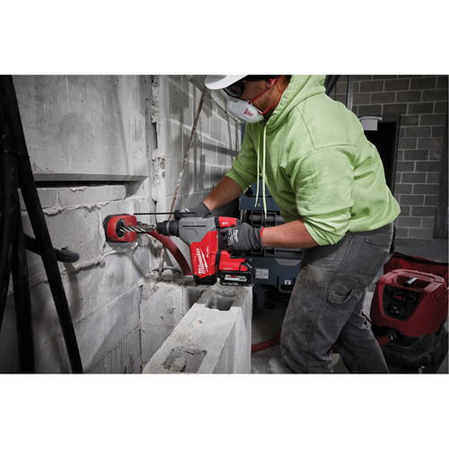 M18 Fuel SDS Plus Rotary Hammer with Hammervac Dust Extractor Kit, 18 V, 1-1/8" - 3", 800 RPM Moffatt Supply & Specialties