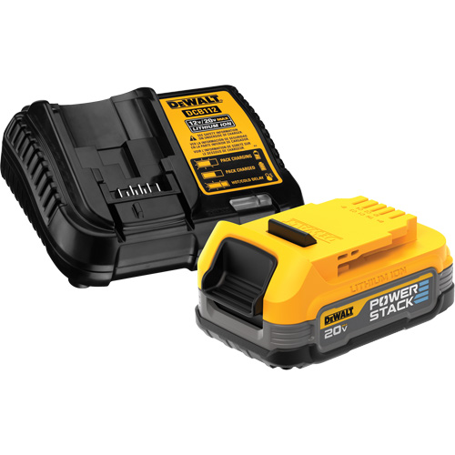 Ensemble de batterie et chargeur compacts Max* Powerstack, Lithium-ion, 20 V, 1,7 A Moffatt Supply & Specialties