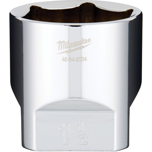 SAE Socket with Four Flat Sides, 1-1/2", 1/2" Drive, 6 Points Moffatt Supply & Specialties