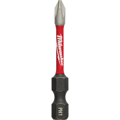 Embouts &agrave; percussion Shockwave Impact-Duty, Phillips, Embout #1, Prise 1/4", Longueur 2" Moffatt Supply & Specialties
