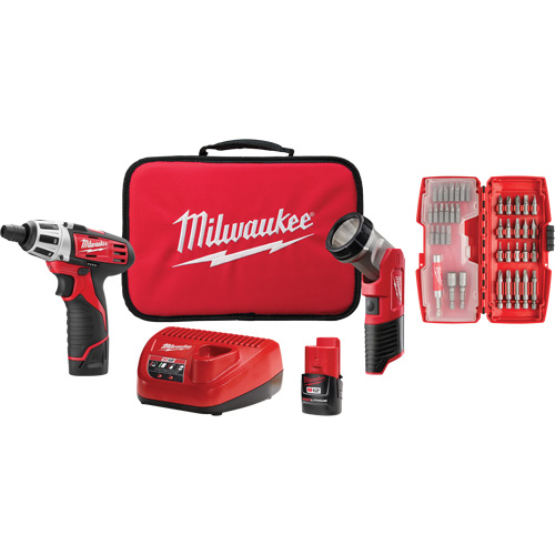 Screwdriver & Light Accessory Kit, Lithium-Ion, 12 V Moffatt Supply & Specialties