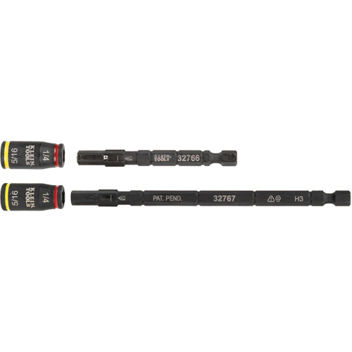 3-in-1 Impact Flip Socket Set, Hex, 1/4" Drive, 3 Pcs Moffatt Supply & Specialties