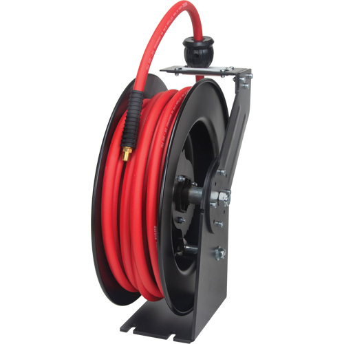 Hose Reel, Air/Water, 1/2" x 50', Single Hose, 300 psi Moffatt Supply & Specialties