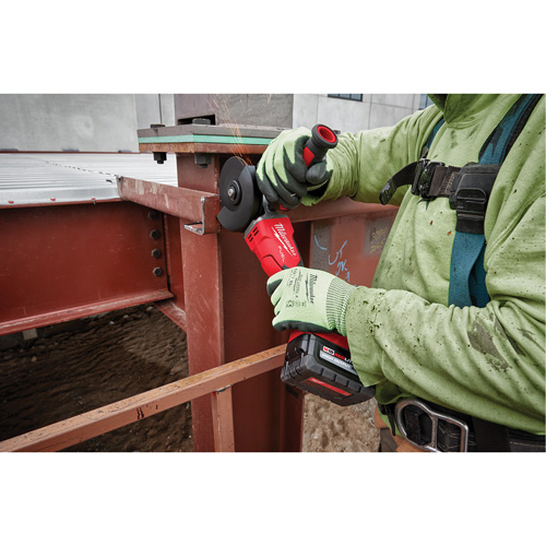 Meuleuse &agrave; frein sans blocage avec interrupteur &agrave; palette plate M18 Fuel, 18 V, Mandrin 5", Lithium-ion Moffatt Supply & Specialties