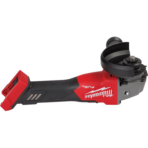 Meuleuse &agrave; frein &agrave; vitesse variable avec interrupteur &agrave; glissi&egrave;re verrouillable M18 Fuel, 18 V, Mandrin 5"/4-1/2", Lithium-ion Moffatt Supply & Specialties