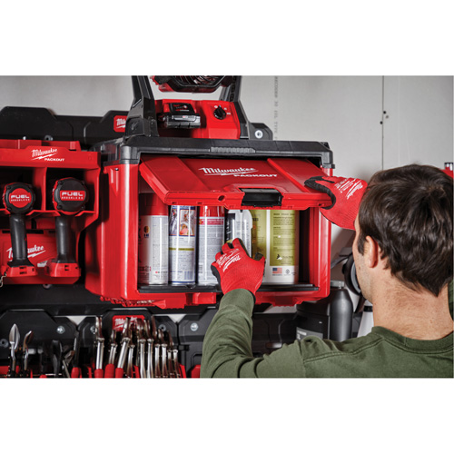Armoire &agrave; outils Packout, 15" x 15" x 20", Noir/Rouge Moffatt Supply & Specialties