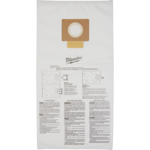 Fleece Dust Bags, 9 US gal. Moffatt Supply & Specialties