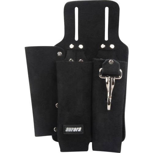 Lineman's Tool Pouch, Multiple Tool Holder, Leather, 3 Pockets Moffatt Supply & Specialties