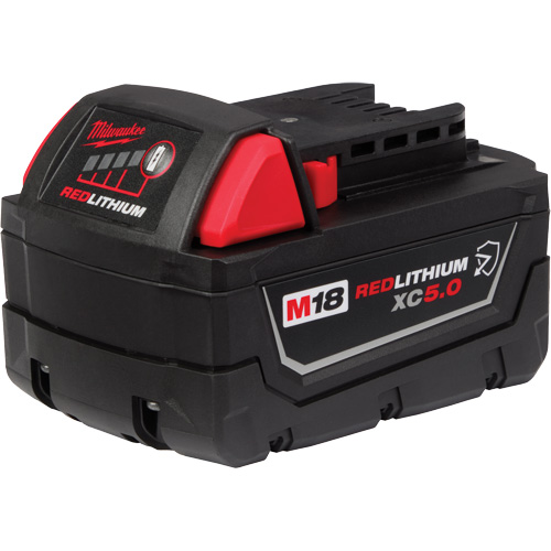 Redlithium XC5.0 Extended Capacity Battery Pack, Lithium-Ion, 18 V Moffatt Supply & Specialties
