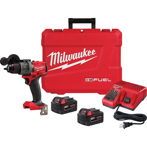 Ensemble perceuse/visseuse M18 FUEL, Lithium-ion, 18 V, Mandrin 1/2", Couple 1400 lp-po Moffatt Supply & Specialties