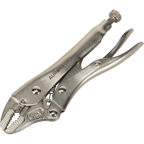 Pince-&eacute;tau avec coupe-fils, Longueur 5", M&acirc;choire courb&eacute;e Moffatt Supply & Specialties