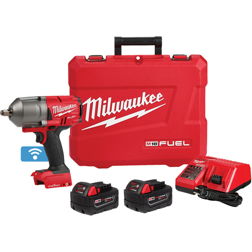 M18 Fuel  with One-Key High Torque Impact Wrench Kit, 18 V, 1/2" Socket Moffatt Supply & Specialties