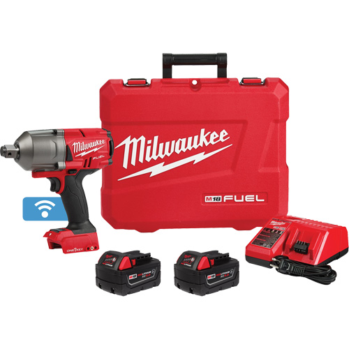 M18 Fuel High Torque Impact Wrench with One-Key & Friction Ring Kit, 18 V, 3/4" Socket Moffatt Supply & Specialties