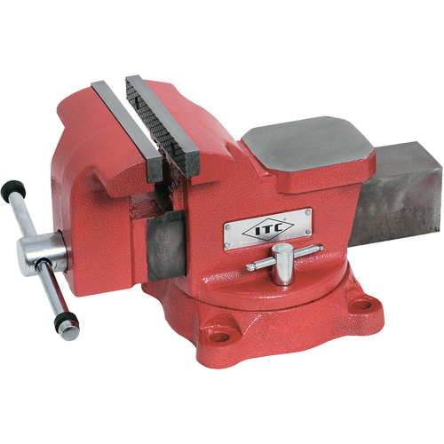 Swivel Base Mechanic's Vise, 6" Jaw Width, 3" Throat Depth Moffatt Supply & Specialties