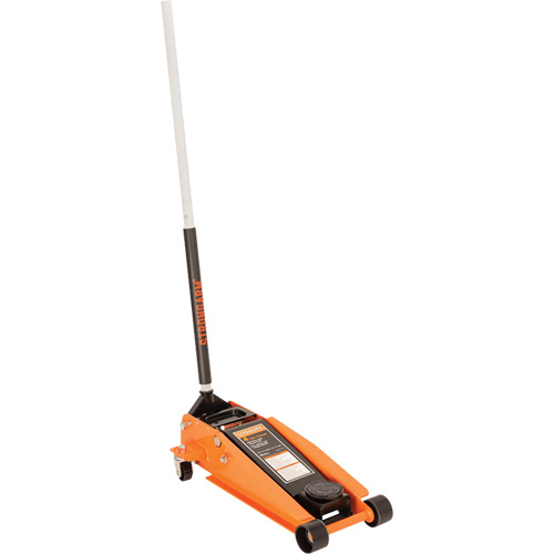 964D 2XP Floor Jack, 4 Ton(s) Capacity, 4-1/3" Lowered, 20-1/2" Raised, Manual Hydraulic Moffatt Supply & Specialties