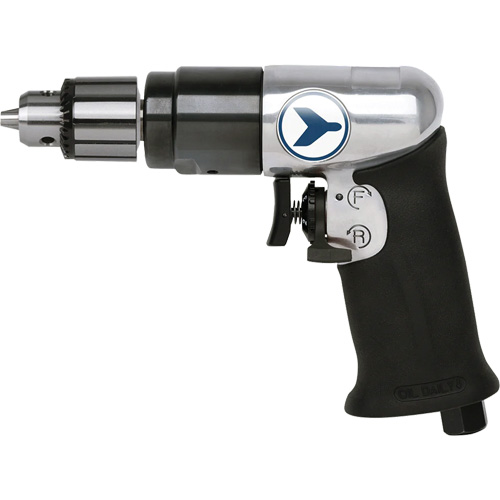 AD38VSRK Perceuse pneumatique &agrave; vitesse variable, 6 pi³/min, 1/4" NPT, 82 dBA, 3/8" mandrin, Avec cl&eacute; Moffatt Supply & Specialties