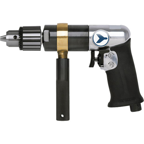 AD12VSRK Perceuse pneumatique &agrave; vitesse variable, 6 pi³/min, 1/4" NPT, 82 dBA, 1/2" mandrin, Avec cl&eacute; Moffatt Supply & Specialties