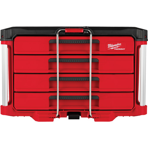 Boîte &agrave; outils avec 4 tiroirs PackOut, 16-3/10" x 22-1/5" x 14-3/10", Rouge Moffatt Supply & Specialties