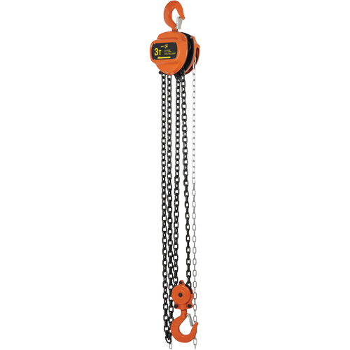 VHC Series Chain Hoists, 10' Lift, 6600 lbs. (3 tons) Capacity, Alloy Steel Chain Moffatt Supply & Specialties