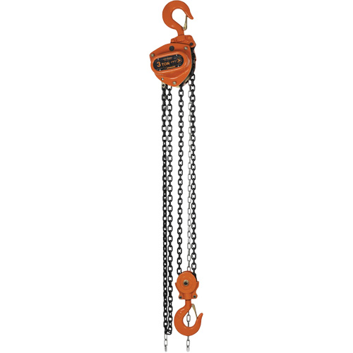 KCH Series Chain Hoists, 10' Lift, 6600 lbs. (3 tons) Capacity, Alloy Steel Chain Moffatt Supply & Specialties