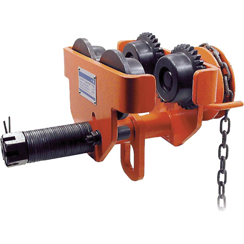 Heavy-Duty Geared Trolley - SGT Series, 6600 lbs. (3 tons) Capacity, 4" - 8-1/32" Moffatt Supply & Specialties
