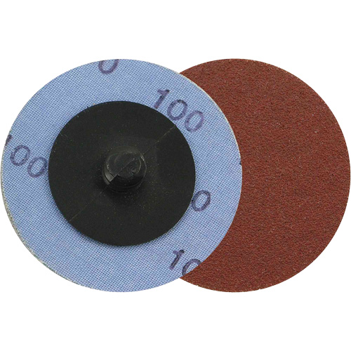 Cloth Backing  Sanding Discs for Die Grinders - Steel Application, 2" Dia., 100 Grit, Aluminum Oxide Moffatt Supply & Specialties
