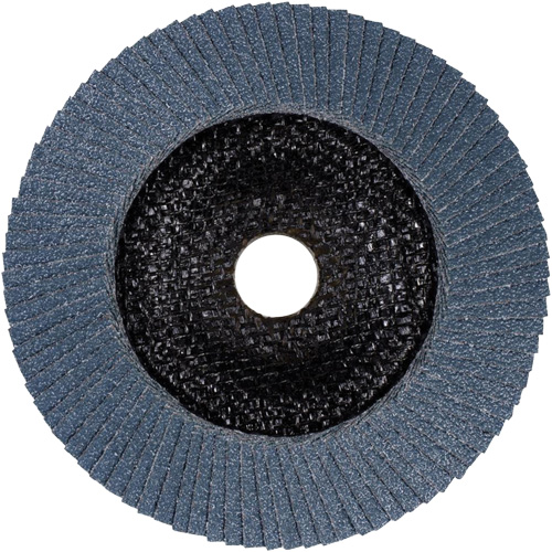 Disques &agrave; lamelles pour l'acier/acier inoxydable, 6" x 7/8", Type 29, Grain Z80, Zirconium Moffatt Supply & Specialties