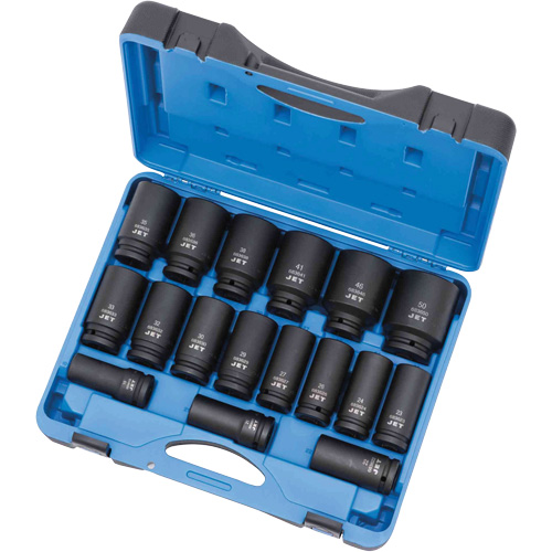 PS1734DM Socket Set, 17 Pcs, Impact, 3/4" Drive Size, Deep Moffatt Supply & Specialties
