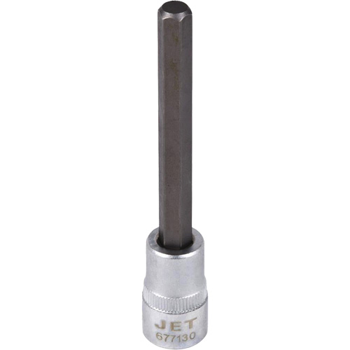 Extra-Long Bit Sockets, Hex, 5/16" x 4" L, 3/8" Drive Moffatt Supply & Specialties