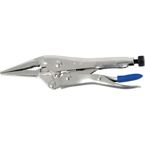 J4LN Long Nose Locking Pliers with Wire Cutter, 4" Length, Long Nose Moffatt Supply & Specialties