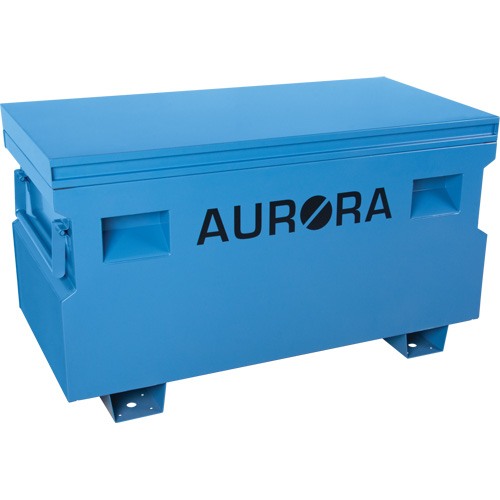 Jobsite Tool Box, 48" x 24" x 27-3/5", Steel, Blue Moffatt Supply & Specialties