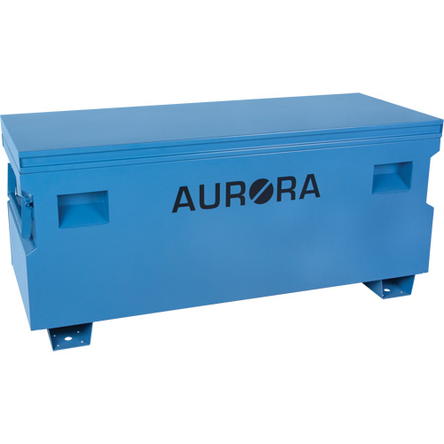 Jobsite Tool Box, 60" x 24" x 27-1/2", Steel, Blue Moffatt Supply & Specialties