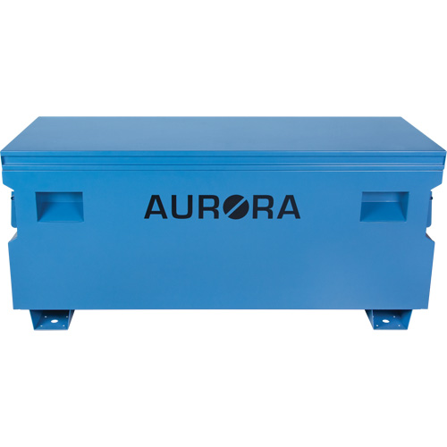 Jobsite Tool Box, 60" x 24" x 27-1/2", Steel, Blue Moffatt Supply & Specialties