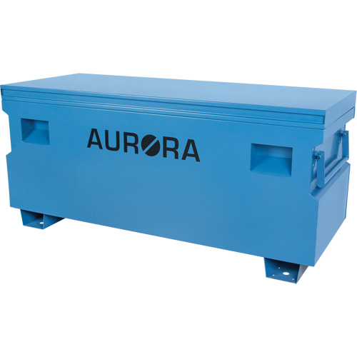 Jobsite Tool Box, 60" x 24" x 27-1/2", Steel, Blue Moffatt Supply & Specialties