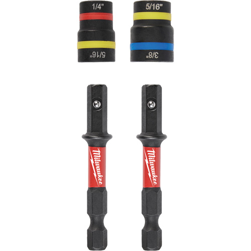 Jeu de tourne-&eacute;crous 2-en-1 Shockwave Impact Duty Quik-Clear, 5/16"/1/4"/3/8" prise, 2-1/2" lo, Magn&eacute;tique Moffatt Supply & Specialties