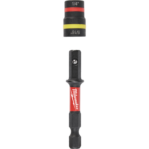 Shockwave Impact Duty Quik-Clear 2-in-1 Nut Drivers, 5/16"/1/4" Drive, 2-1/4" L, Magnetic Moffatt Supply & Specialties