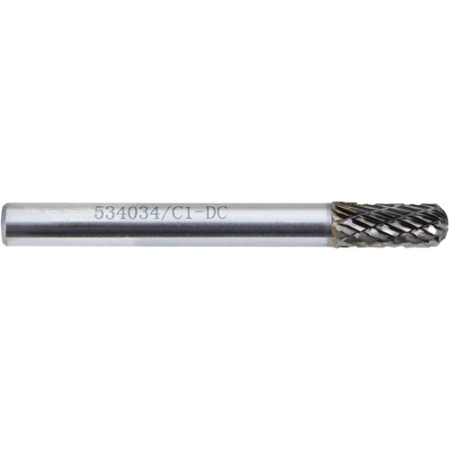 C1-DC Fraise au carbure &agrave; bout arrondi JET-KUT GP, 1/4" dia. Moffatt Supply & Specialties