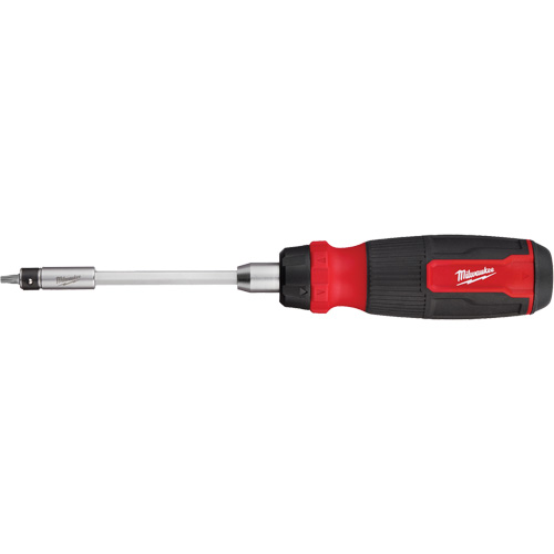 27-in-1 Ratcheting Security Multi-Bit Screwdriver, 10-11/100" L, Cushion Grip Handle Moffatt Supply & Specialties